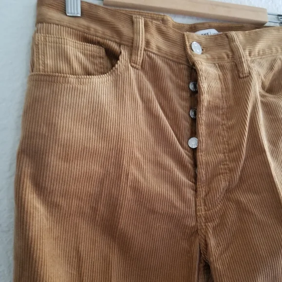 Re/Done High Waist Corduroy Bootcut Jeans Size 29 Camel Brown - Picture 5 of 8